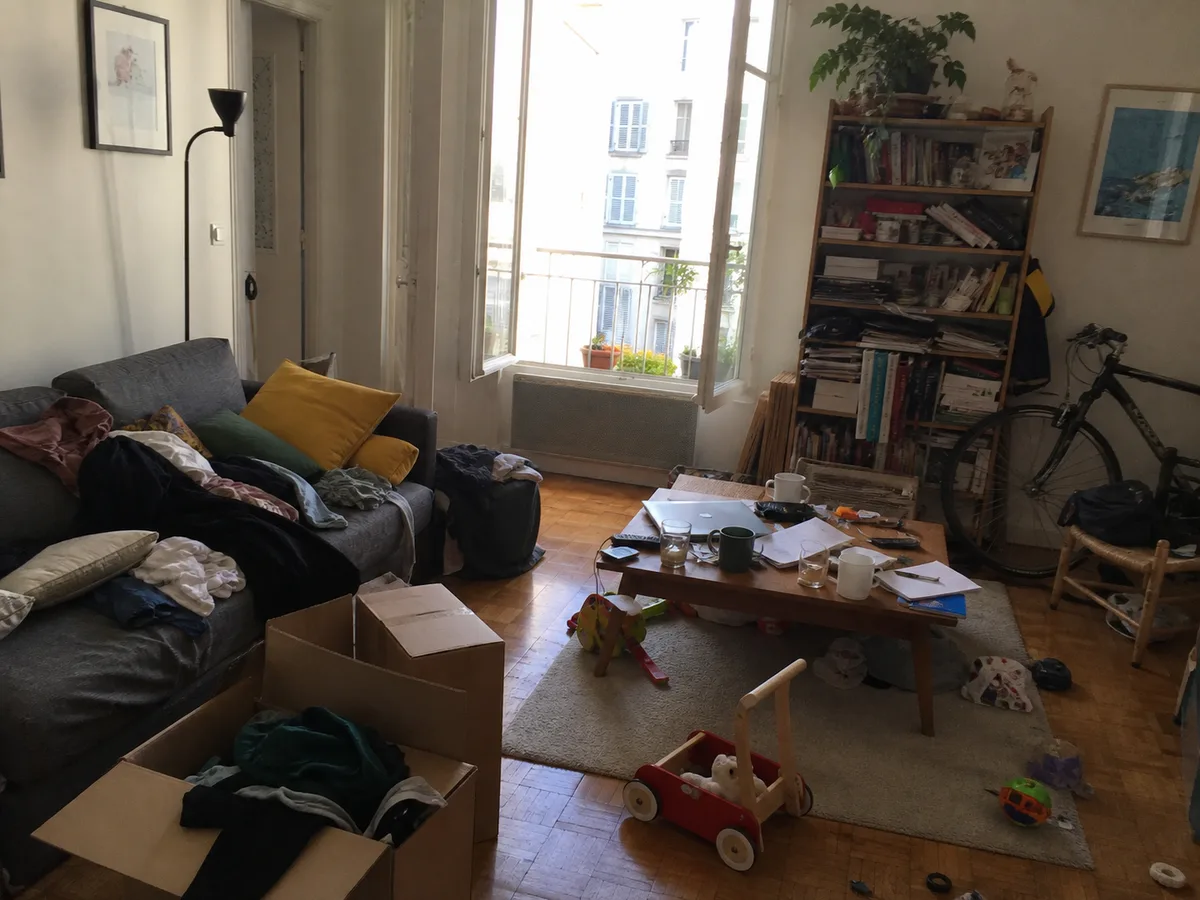 Before · Declutter